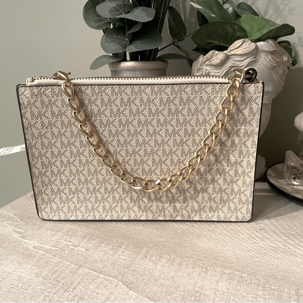 Michael Kors NWT Belt Bag Fanny Pack - White with Gold Hardware